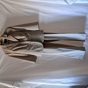 le château pants and jacket, taupe